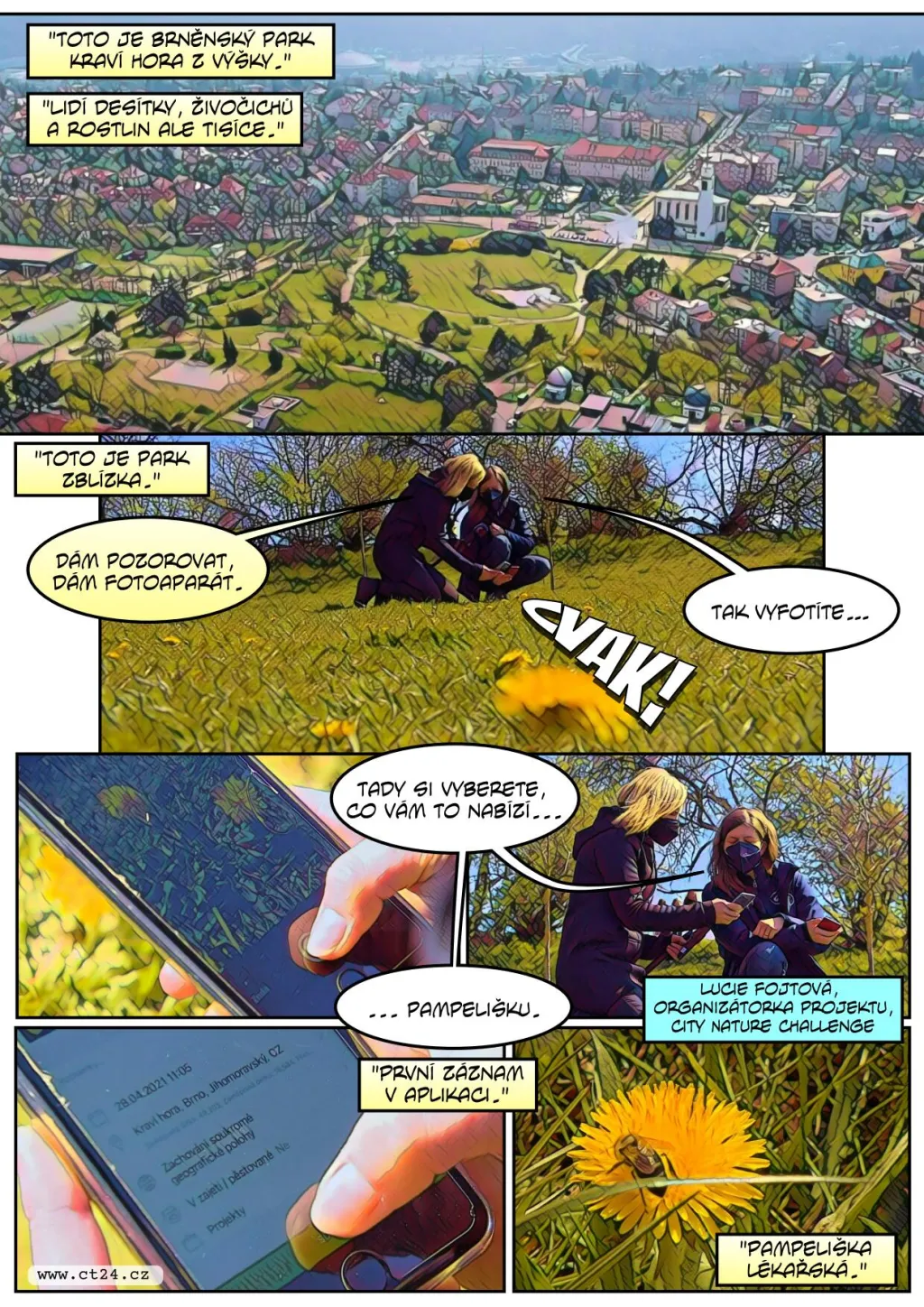 Lidé po celém světě pozorují přírodu kolem sebe skrze speciální aplikaci. Do projektu se zapojili i Češi