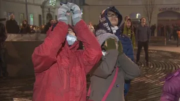 Na náměstí Svobody v Brně se sešlo několik stovek lidí