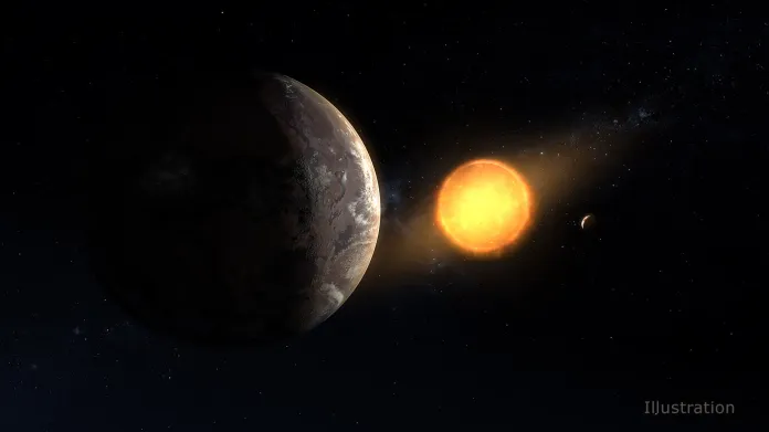 Vizualizace nově objevené planety
