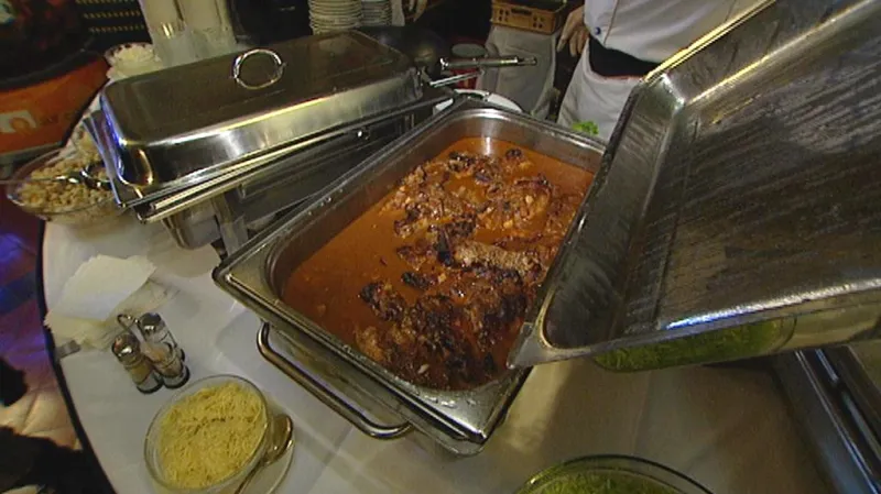 Jídlo nabízené ve vlaku