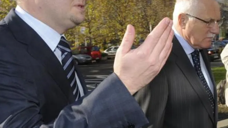 Václav Klaus a Pavel Drobil