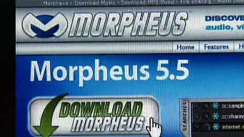 Nelegální stahování z internetu