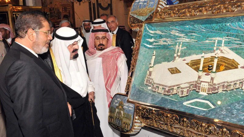 Muhammad Mursí a král Abdalláh