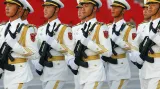 Vojenská přehlídka na náměstí Nebeského klidu ku příležitosti 70. výročí kapitulace Japonska