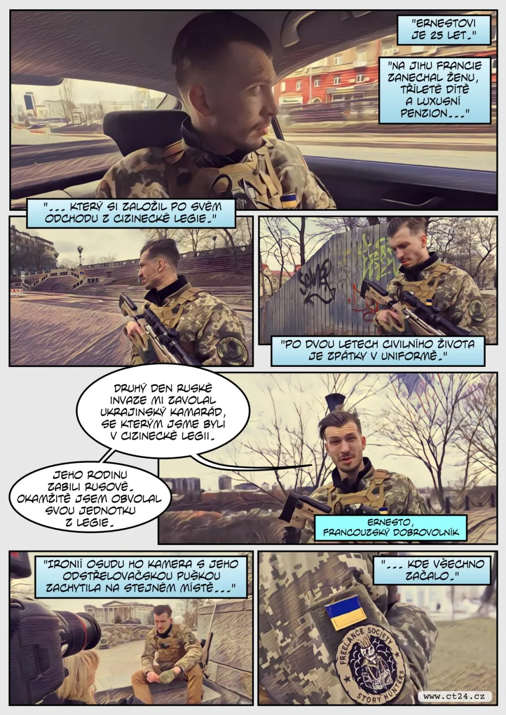 Zahraniční bojovníci chrání Ukrajinu