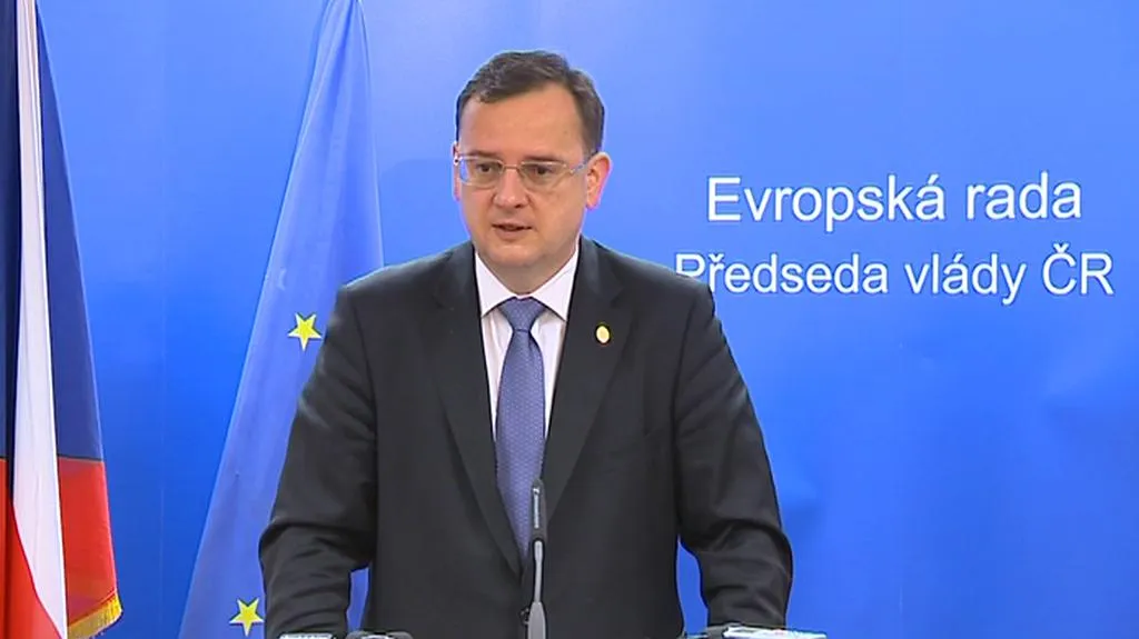 Premiér Petr Nečas