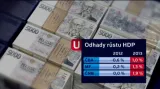 Prognóza ČBA tématem Ekonomiky ČT24