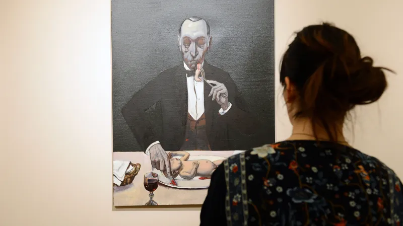 Výstava obrazů Geda Quinna a Viktora Pivovarova