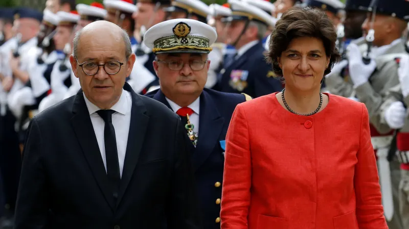 Jean-Yves Le Drian a Sylvie Goulardová