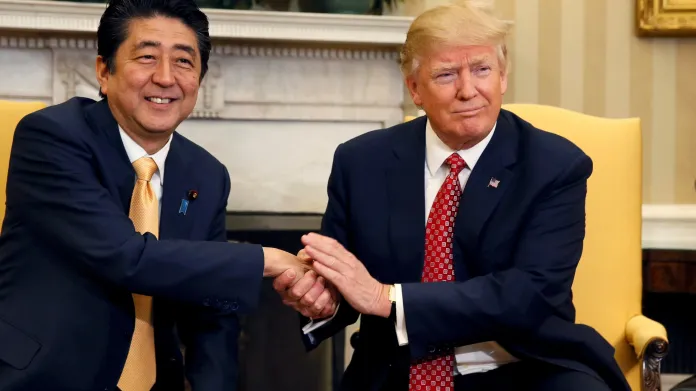 Šinzó Abe a Donald Trump