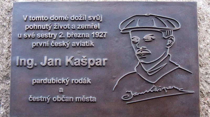 Pamětní deska Jana Kašpara