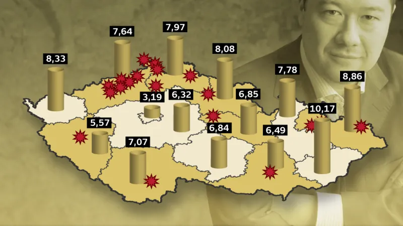 Volební zisky Úsvitu a ohniska protiromských nálad