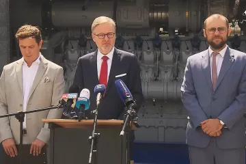 Podpora Ukrajiny pomáhá českým firmám růst, řekl Fiala