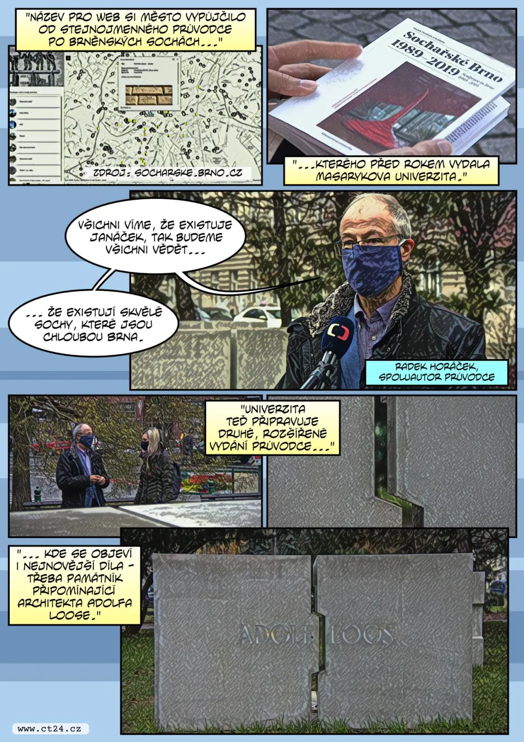 Virtuální průvodce brněnskými sochami