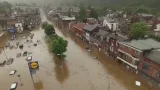 Studio ČT24 - Záplavy v Německu už mají přes sto obětí