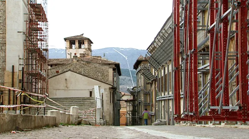 Rekonstrukční práce v italské Aquile