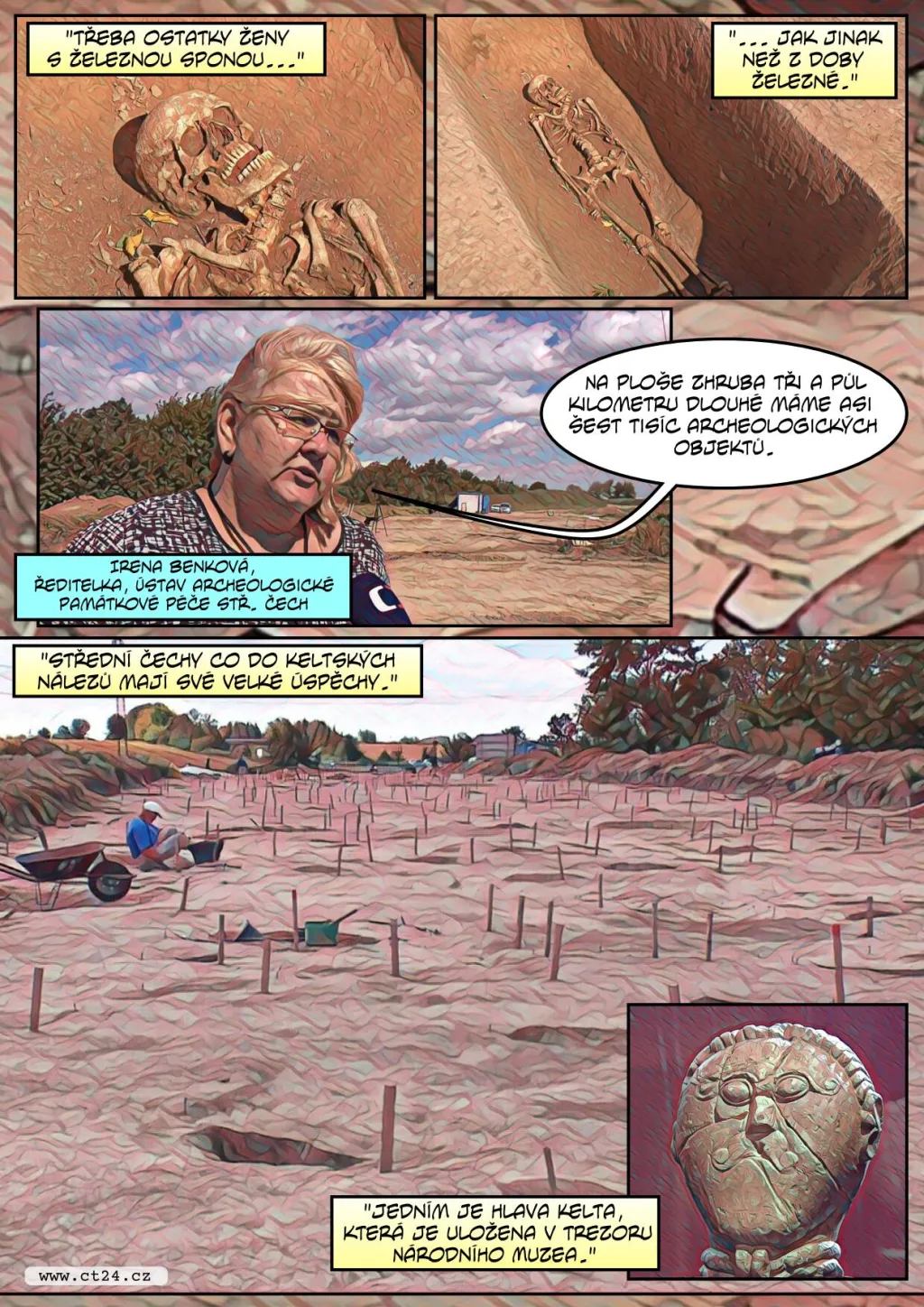 Hrob keltského válečníka