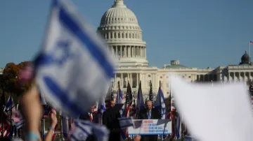 Tisíce lidí se sešlo ve Washingtonu na podporu Izraele