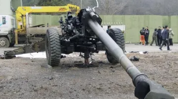 Následky výbuchu v jihokorejsém Pchočchonu