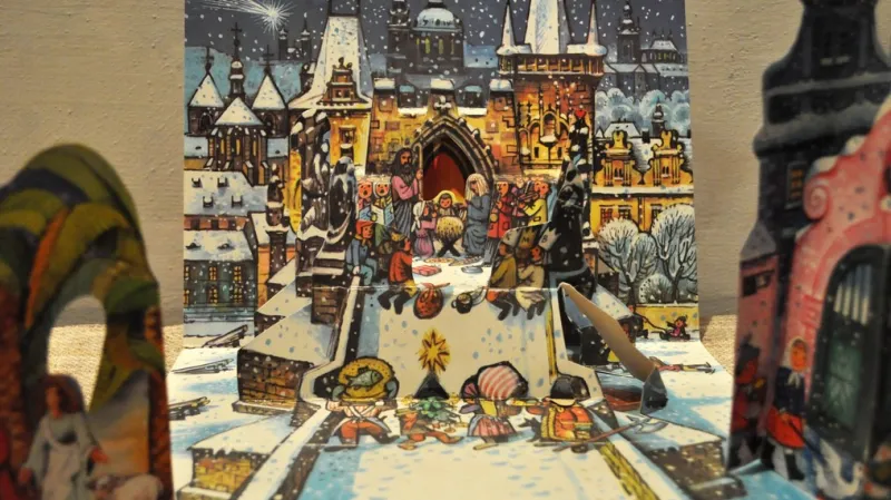 Z výstavy betlémů v Lounech