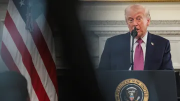 Donald Trump na snímku z 21. 4. 2026