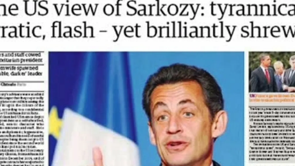 Tisk k americkým depeším o Nicolasi Sarkozym