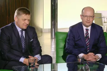 Vztahy jsou výtečné, napětí zmizelo, shodli se Sobotka s Ficem. Jak dál v EU?