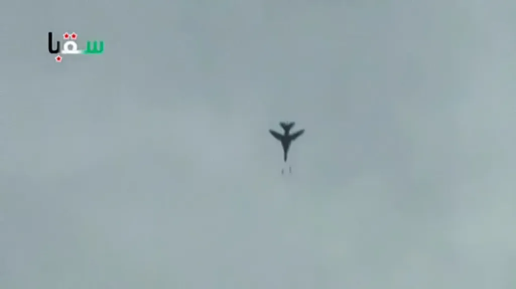 Letecký útok v Sýrii