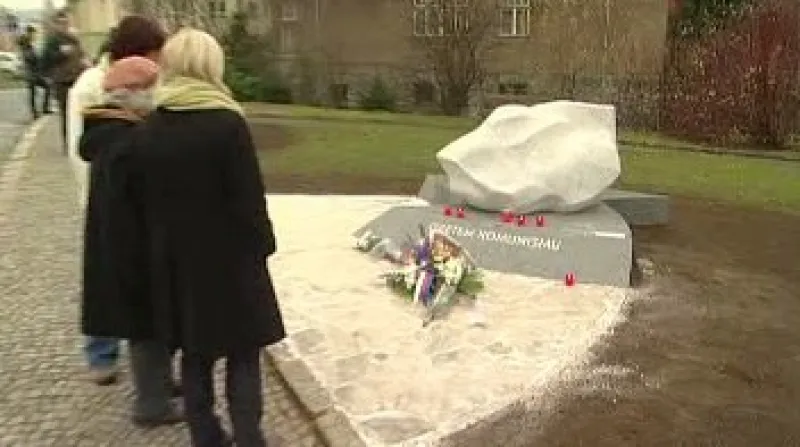 V Jeseníku stojí památník obětem komunismu.