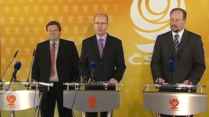 Brífink ČSSD k situaci ve vládě