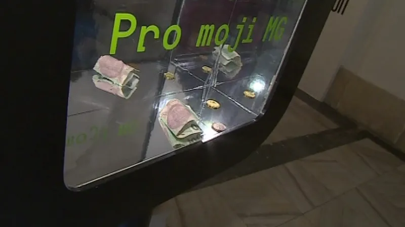 Designová schránka na dobrovolné vstupné