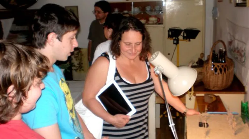 Z otevření vesnického muzea v Košticích