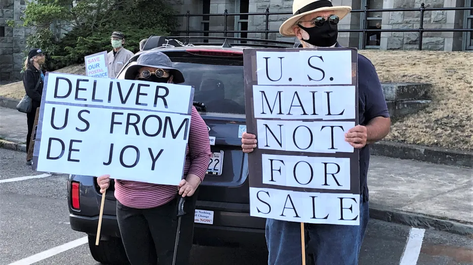 Akce na podporu americké pošty