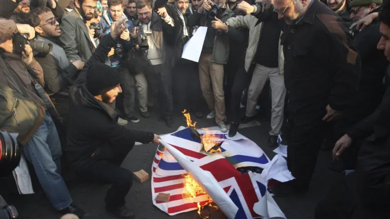 Protesty v Teheránu v listopadu 2011