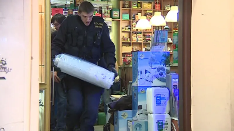 Zátah v growshopech