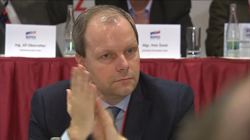 Marcel Chládek na sjezdu SPO