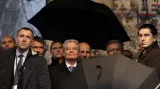Německý prezident Joachim Gauck na Albertově