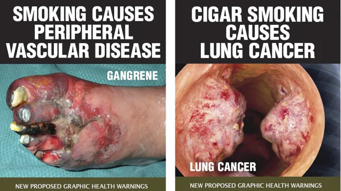 Návrhy cigaretových krabiček v Austrálii