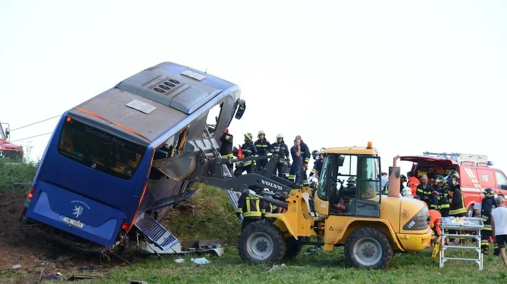 Nehoda autobusu v Itálii