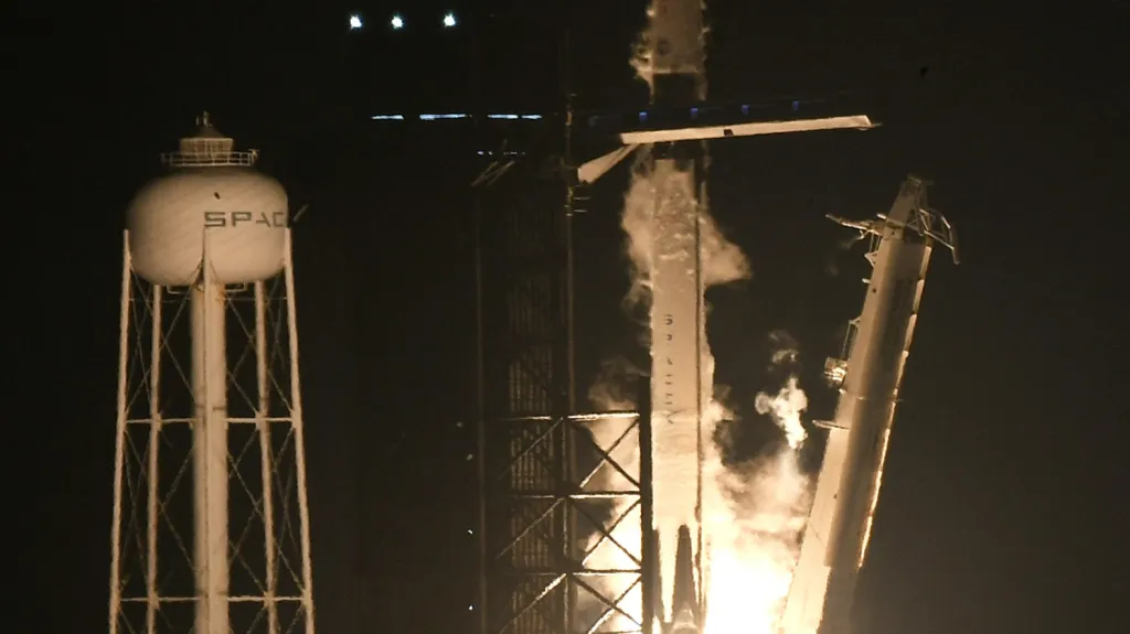 Start Falconu k ISS 2. března 2023