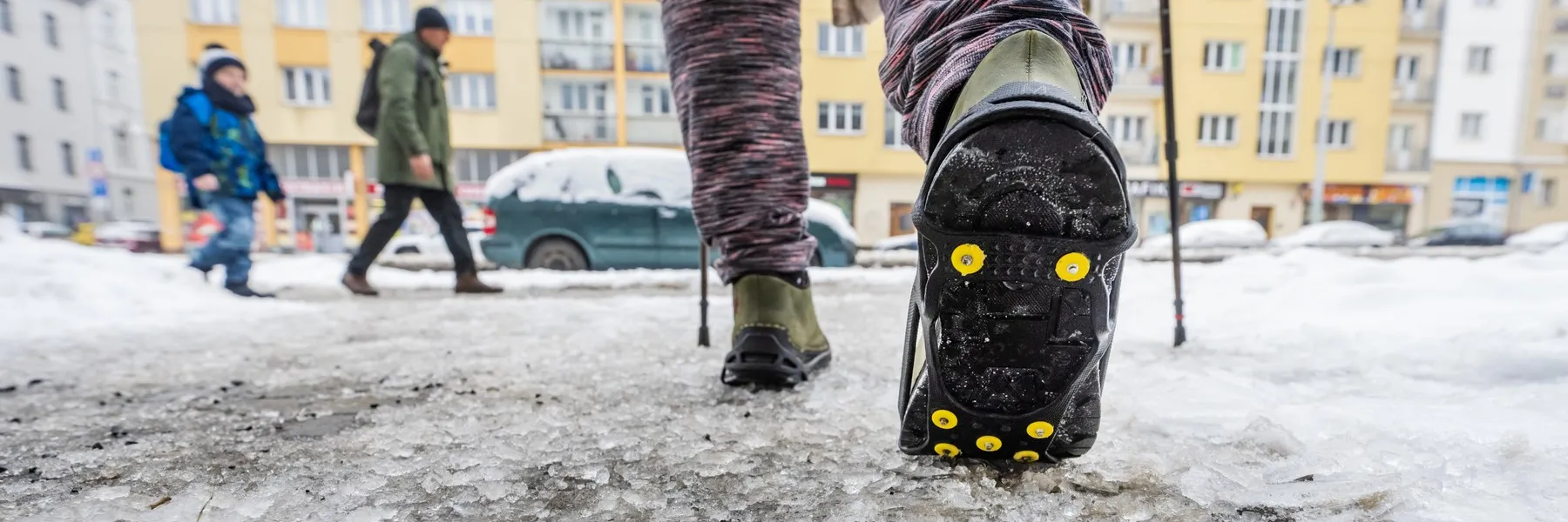 Úrazy kvůli ledovce plnily urgentní příjmy