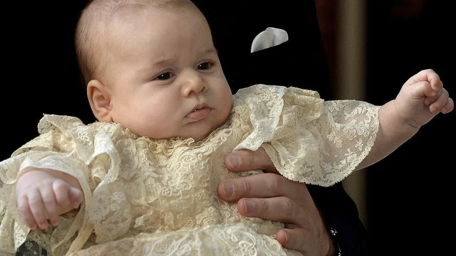 Křtiny prince George