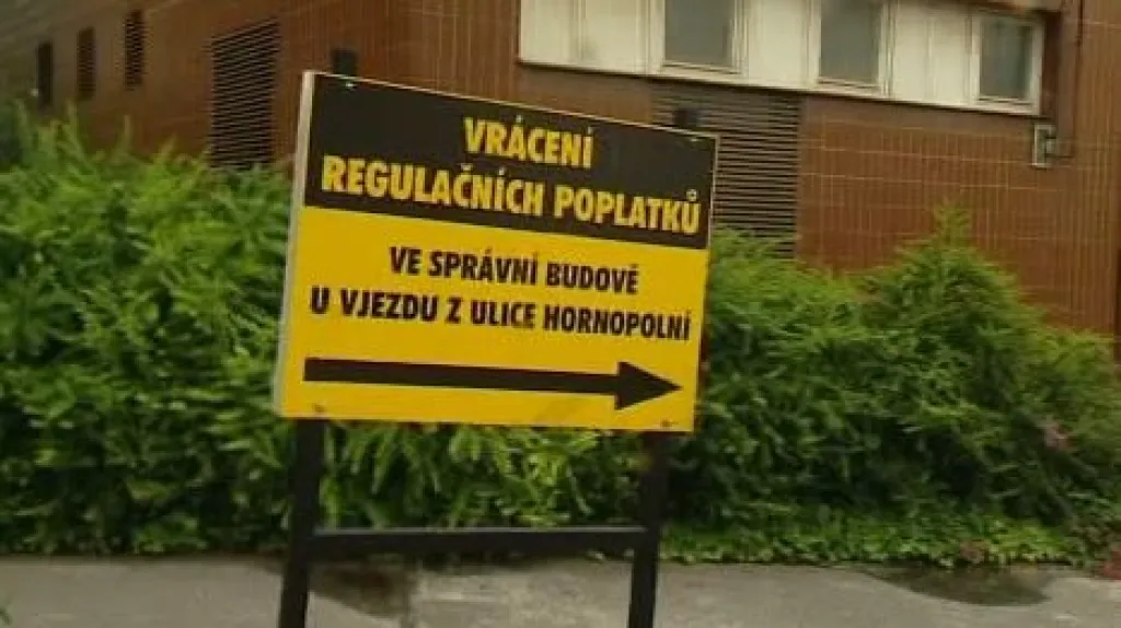 Cedule v nemocnici