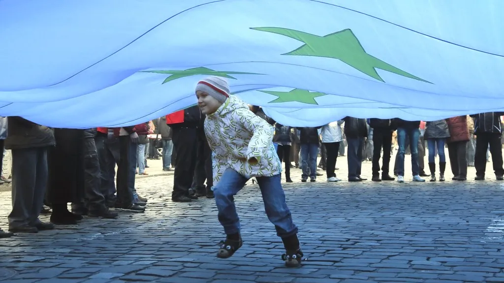 Demonstrace v Kyjevě