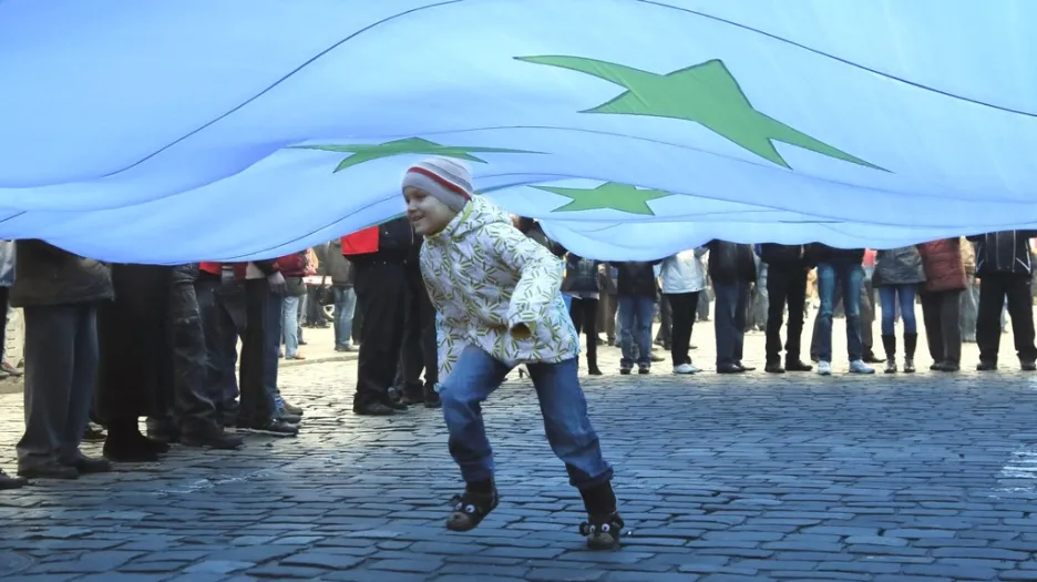 Demonstrace v Kyjevě