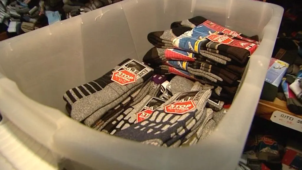 Ponožky z domácí výroby Wolkových