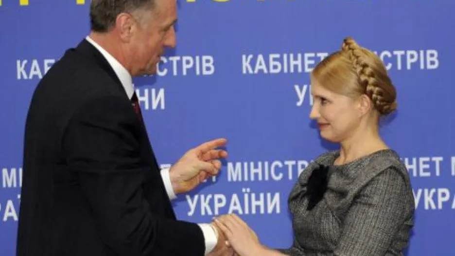 Mirek Topolánek a Julija Tymošenková