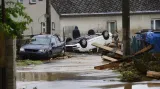 Bleskové záplavy na Olomoucku. Největší škody voda napáchala v Šumvaldu