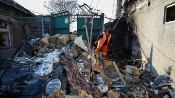 Následky ruského útoku v Oděse (11. dubna 2026)