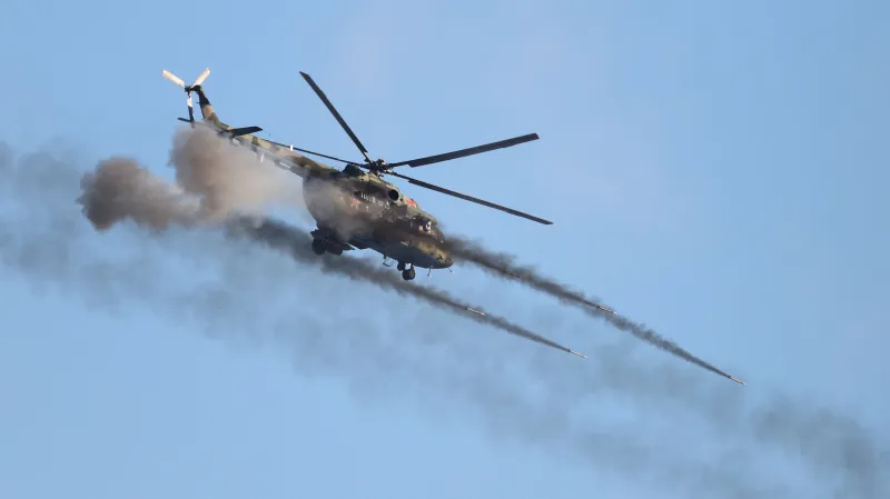 Cvičení ruské a běloruské armády 12. února 2022 u Grodna